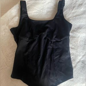 Abercrombie black tanktop corset body suit